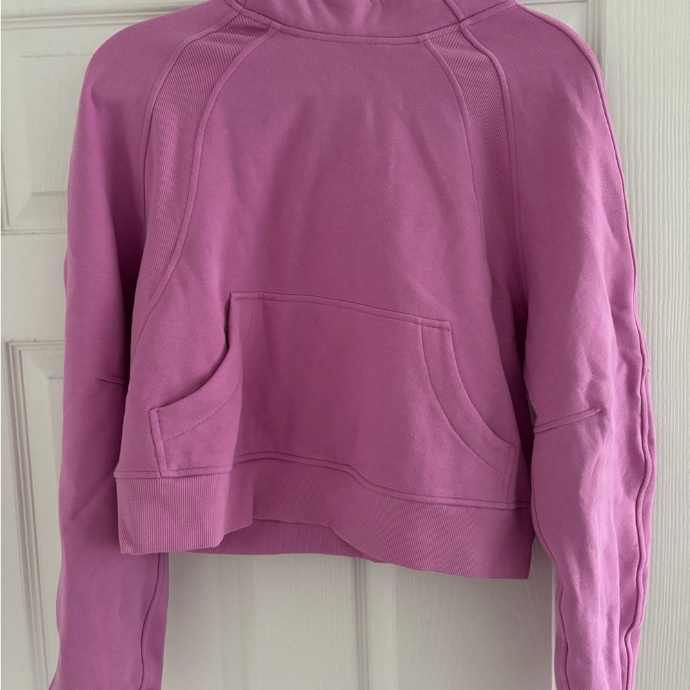 Lululemon Cropped Scuba Dahlia Mauve